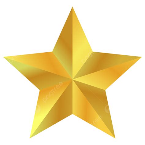 Gold 3d Star Clipart 3d Star Gold Star Star Clipart Png And Vector