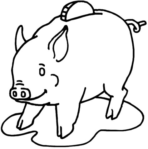 Roblox piggy coloring pages printable. Piggy Bank Coloring Page - Coloring Home