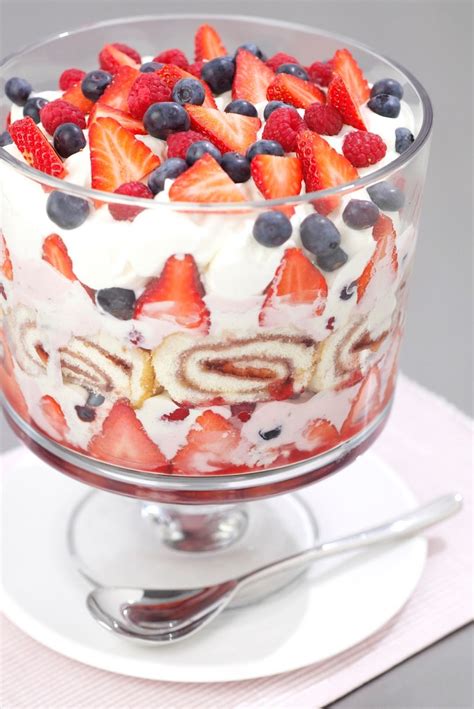 Big Fruit Trifle How To Make Claire Justine
