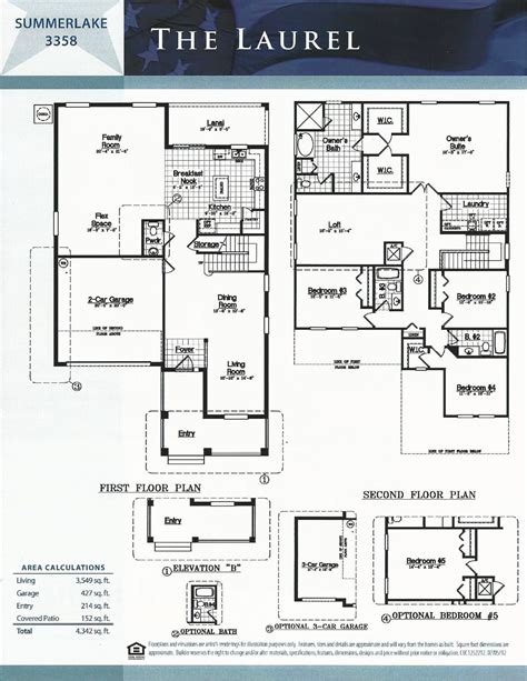 Two Story Dr Horton 5 Bedroom Floor Plans Yaswoy