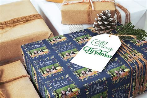 Custom Wrapping Paper Photo Christmas Wrapping Paper Photo Wrapping