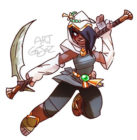 Mirage Brawlhalla Artist Artzgajez I Get On Tumblr 3💖 Anime Fan