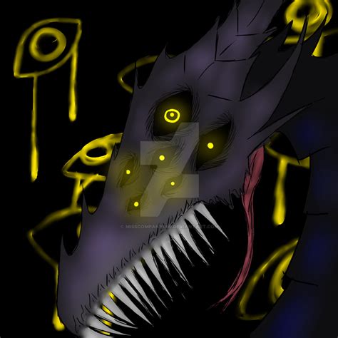 Black Dragon Creepy Eyes By Misscompany666 On Deviantart