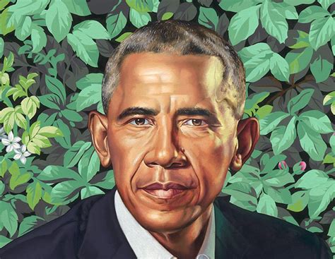 The piece has more critically been described as weird and that the president sits awkwardly perched on the edge of his chair. Obama Portraits Boosting Attendance to National Portrait ...