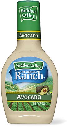 Hidden Valley® Avocado Ranch | Hidden Valley® Ranch | Hidden valley ranch salad dressing, Hidden ...