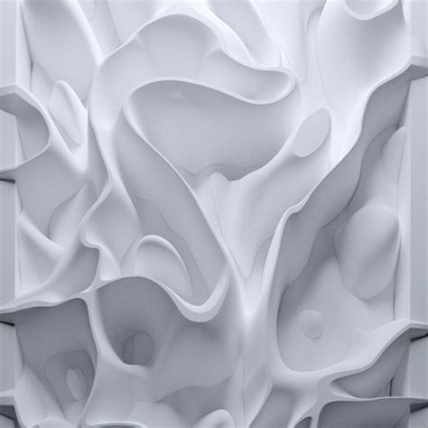 Wa73 Digital Abstract Wave Curve Art White Pattern Background Wallpaper