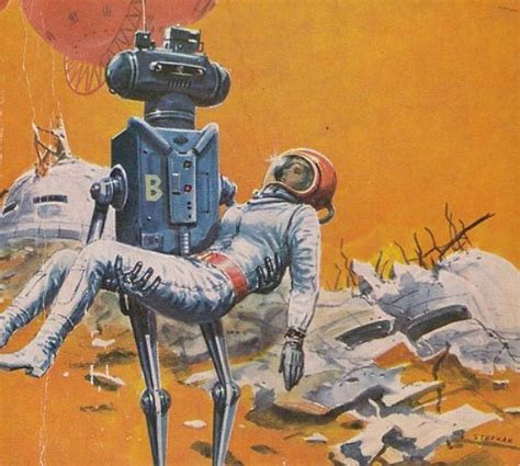 Robots And Astronauts S Sci Fi Art Science Fiction Art Retro Futurism