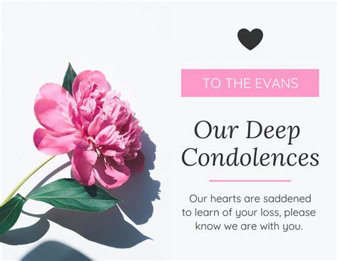 7 Condolence Card Template Doctemplates