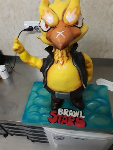 Brawl stars themed cake by fondantfantasy. My brawl stars cake 🙂 in 2020 | Star cakes, Diy cake, Cake ...