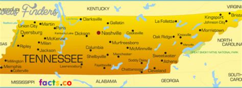 Archives Map Of Tennessee And Surrounding States Travelsfinderscom
