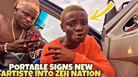 Portable Zazu Signs New Artiste Into Zeh Nation And He Is Fire 🔥 🔥