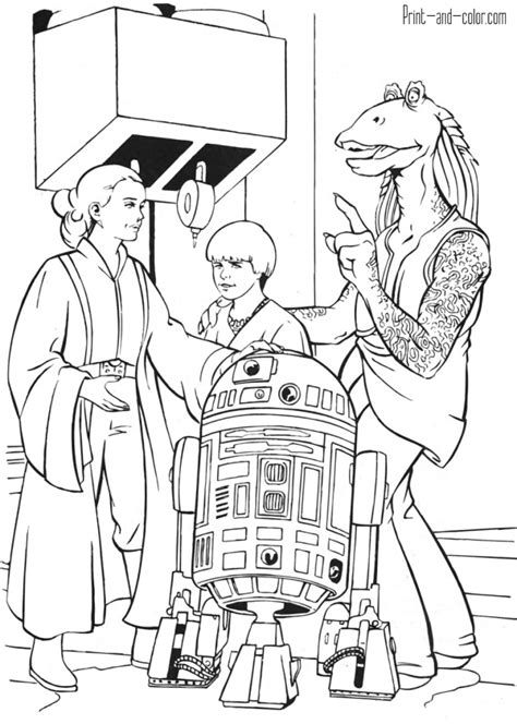 star wars coloring pages print  colorcom