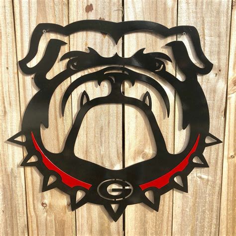 1 Georgia Bulldogs Sign Shop For Metal Signs Liberty Metal And