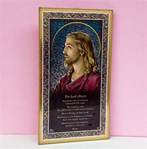 The Lords Prayer Plaque By Ted Memories Faith