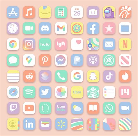 Pastel App Icons Changebilla
