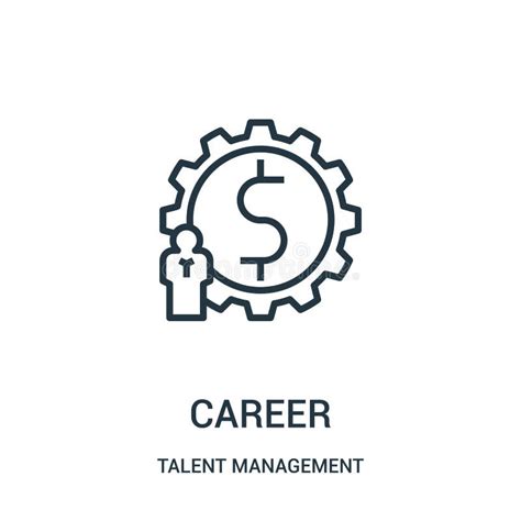 Career Icon Vector From Talent Management Collection Thin Line Career