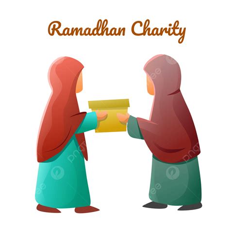 Gambar Wanita Sedekah Ramadhan Bersedekah Wanita Muslim Ramadhan