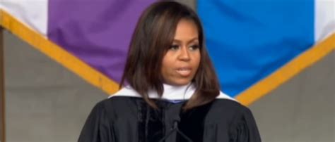 Video Michelle Obama Swipes At Trump In Commencement Speech The