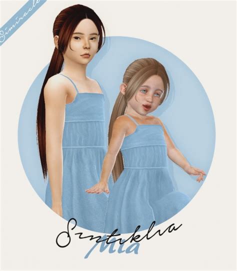 Simiracle Sintiklia`s Mia Hair Retextured Kids And Toddlers Versions