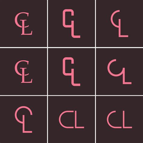 Set Of C And L Logo Icons Free Vector 3576726 Vector Art At Vecteezy
