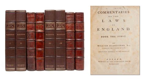 Commentaries On The Laws Of England In Four Volumes Sir William