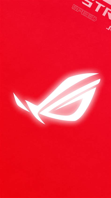 750x1334 Rog Logo Red Background 4k Iphone 6 Iphone 6s Iphone 7 Hd 4k