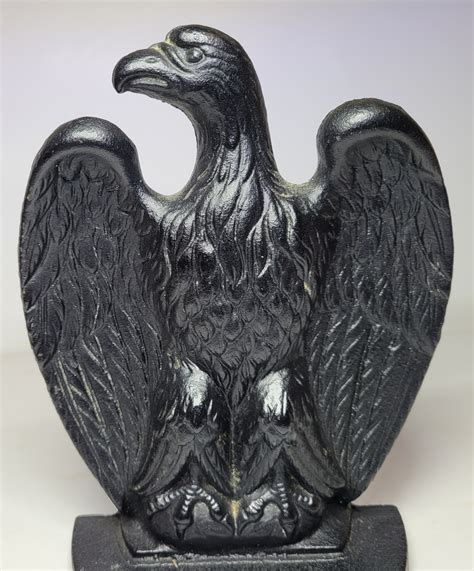 robert emig cast iron federal eagle doorstop collectors weekly