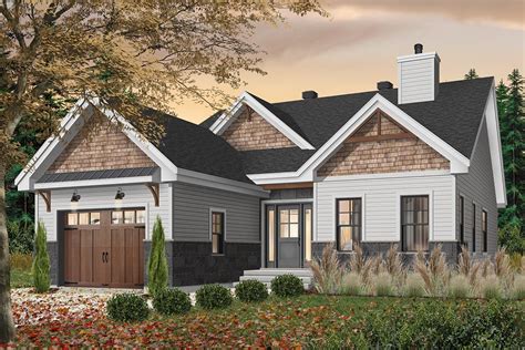 Our one story house plans, like all of our modular home floor plans, come in a wide variety of sizes. One-Story 2-Bed House Plan with an Open Floor Plan ...