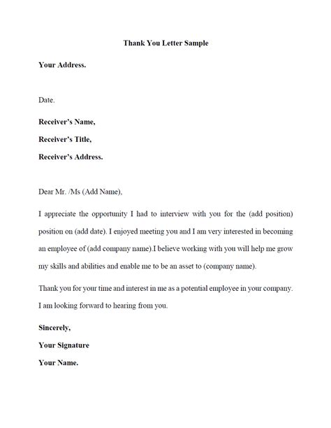 Beautiful Tips About Interview Thank You Letter Format Resume
