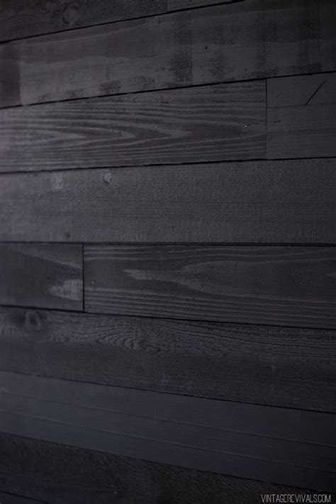 10 Black Shiplap Accent Wall