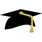 Graduation Cap Gold Clipart Silhouette Clip Hat