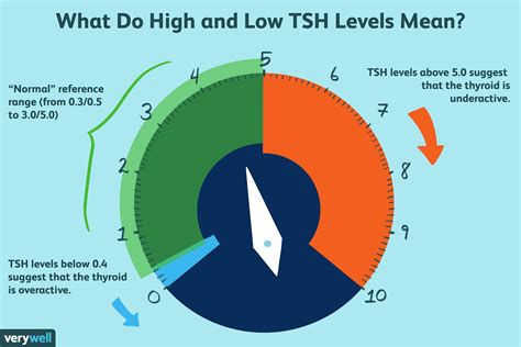 Tsh Levels In Males And Females Low To High