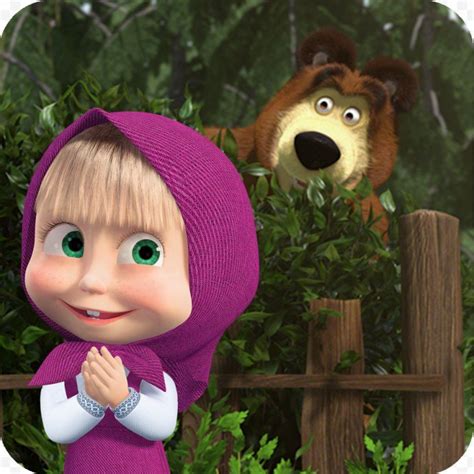 Bear Masha And The Animated Film Magic Doll Free Png In 2022 Marsha And The Bear Masha