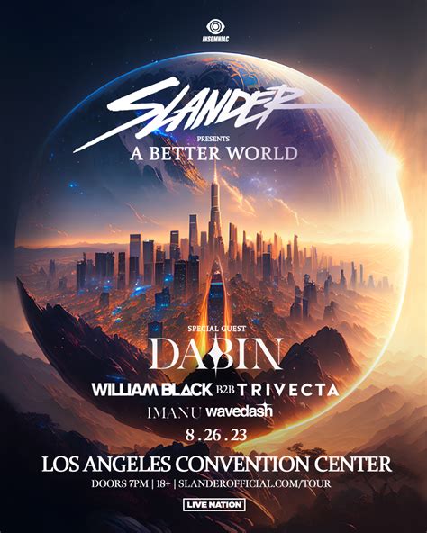 Slander At The Los Angeles Convention Center Announced