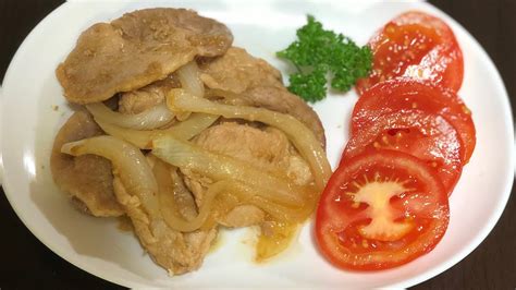 Japanese Ginger Pork Shogayaki Youtube