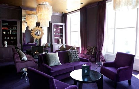 Modern Living Room Ideas With Purple Color Schemes04 Zyhomy