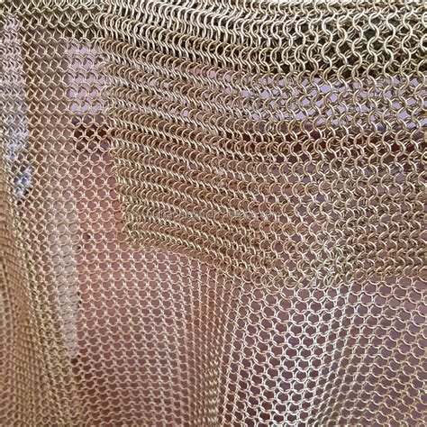 Wholesale Stainless Steel Chainmail Ring Mesh With Aluminum Curtain