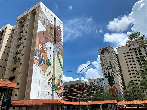 Where To Find The Huge Hougang Hdb Murals Tinysg