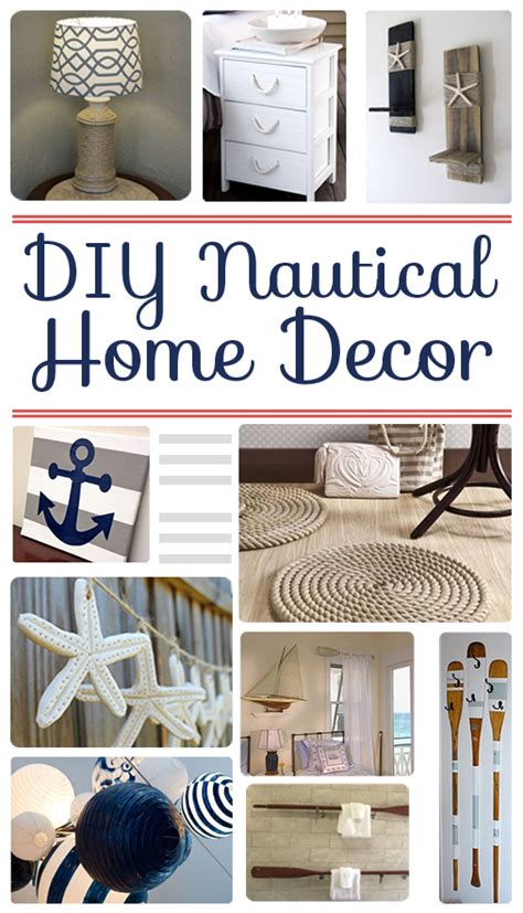 DIY Nautical Home Decor | Nautical home, Nautical diy, Nautical bedroom