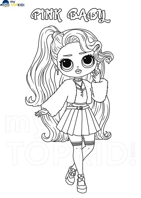 Coloring Pages Of Omg Dolls