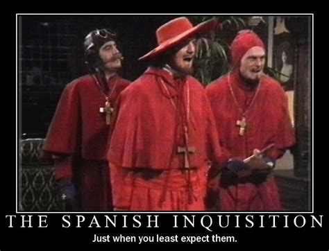 Nobody Expects The Spanish Inquisition Tumbit News Story