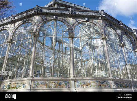 Palacio Cristal Palace Retiro Madrid Spain Glass House Crystal Palace