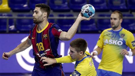 EHF Champions League El Barcelona Fulmina Al Celje A La Contra Marca