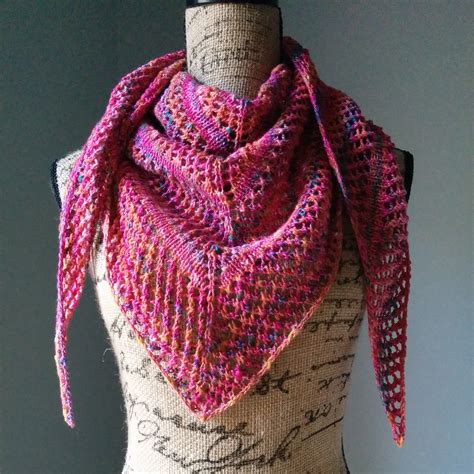 Casual Lace Knit Shawl - Purl Avenue