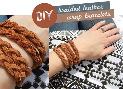 Diy leather bracelet | how to make a bracelet. Bubby and Bean ::: Living Creatively: DIY Tutorial >>> Braided Leather Wrap Bracelets