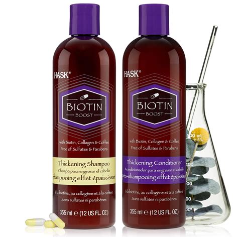 Hask Biotin Boost Shampoo And Conditioner Set Thickening For All Hair