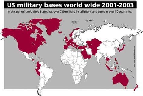 The Worldwide Network Of Us Military Bases Global