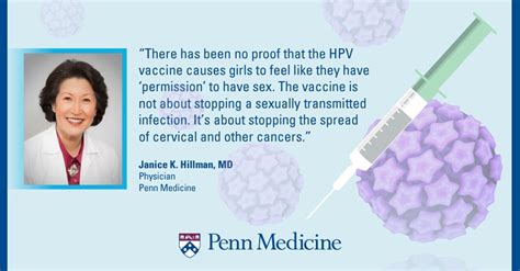 6 Myths About The Hpv Vaccine Dispelled Penn Medicine