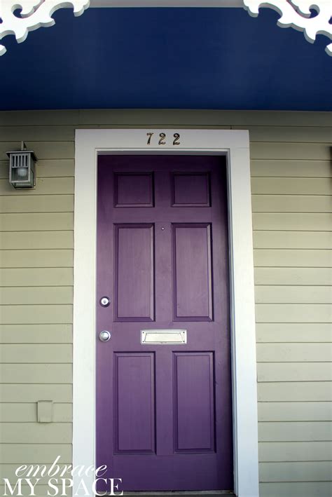 Exterior Door Paint Purple Home Decor Ideas