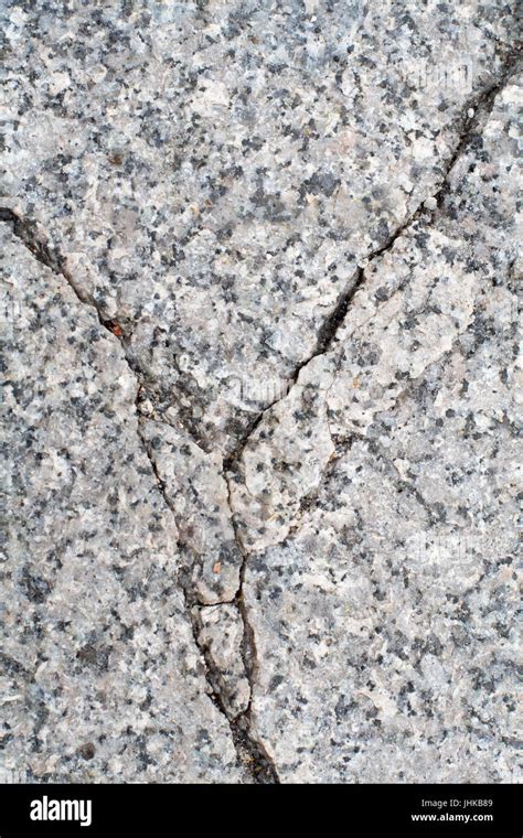 Cracked Gray Granite Stone Background Texture Stock Photo Alamy